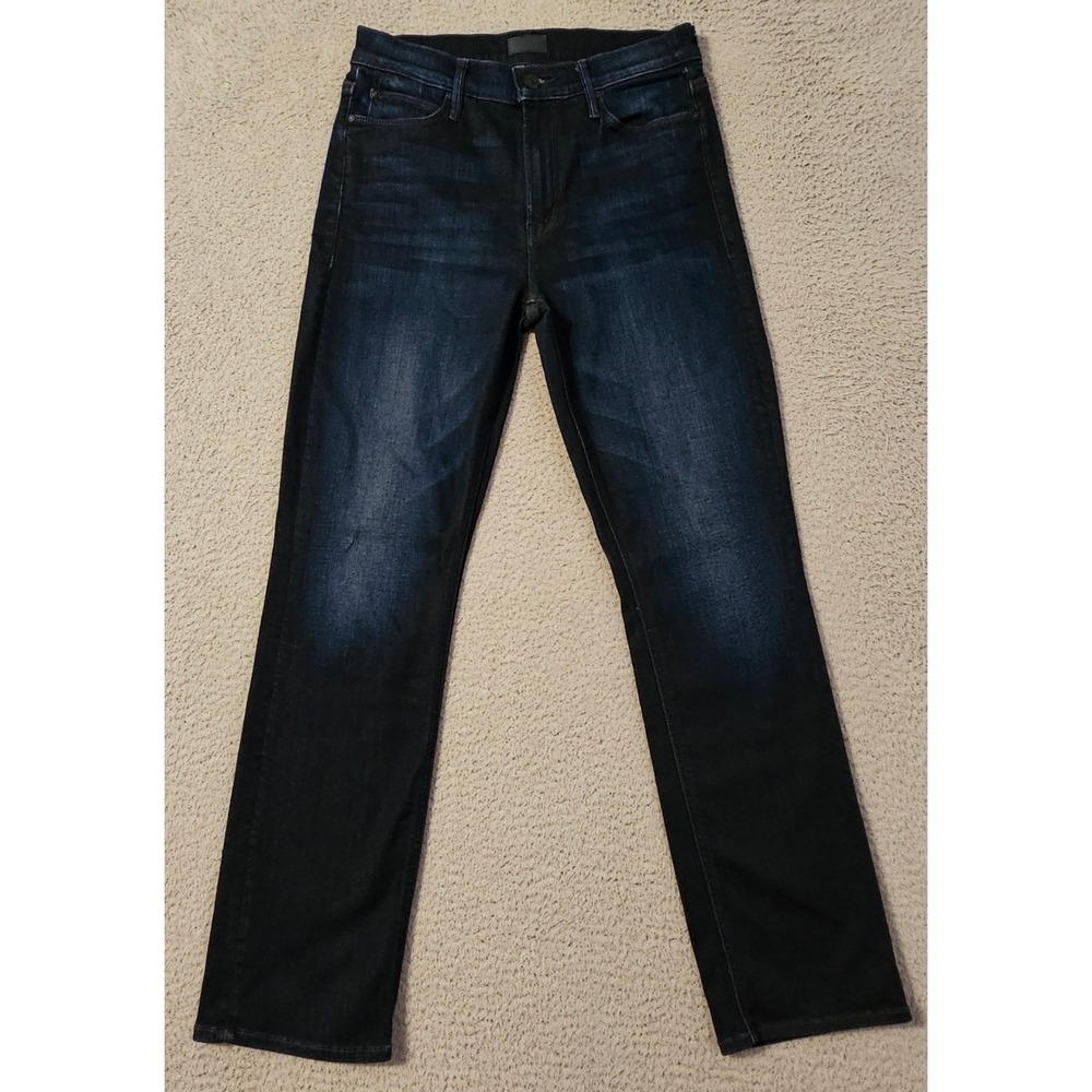 MOTHER The Mid Rise Dazzler Ankle Jeans Now Or Never Dark Wash Size 28 x 29